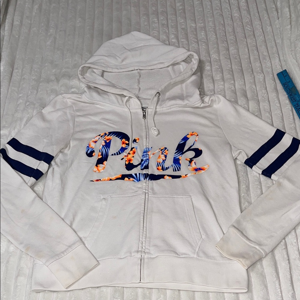 PINK VS Full Zip Hoodie | Size Medium - Picture 1 of 11